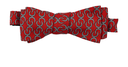 Hermes Horseshoe Bow Tie, front view